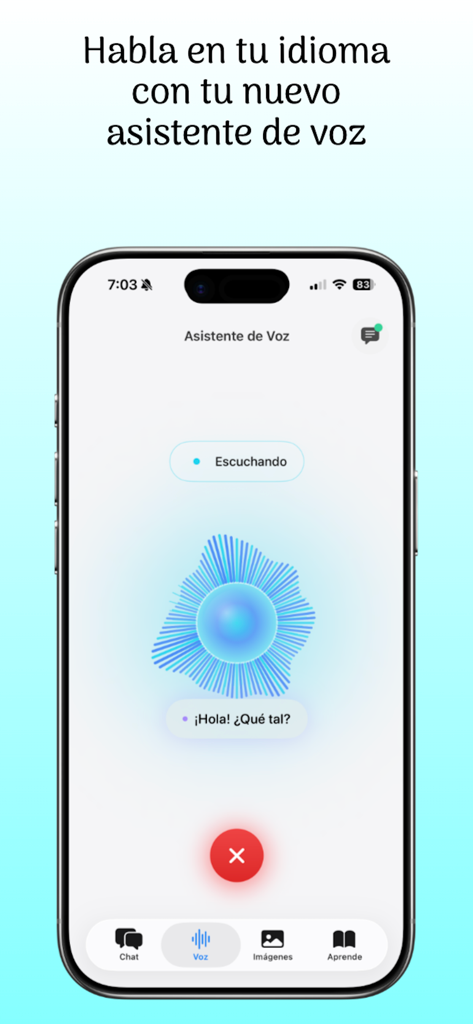 Inteligencia Artificial IA - スペイン語の人工知能AIアプリのスペイン語音声アシスタント