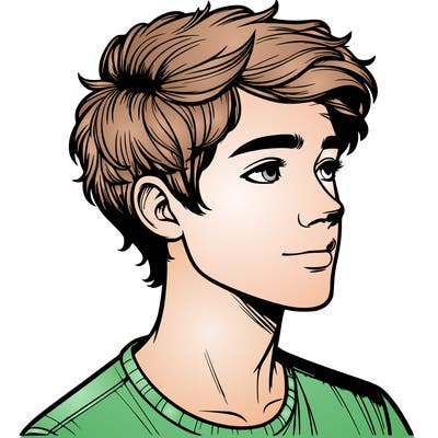 realistic teenage boy