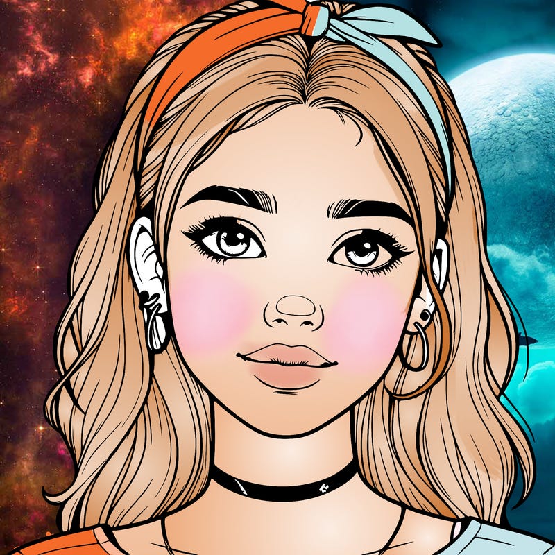 realistic teenage girl