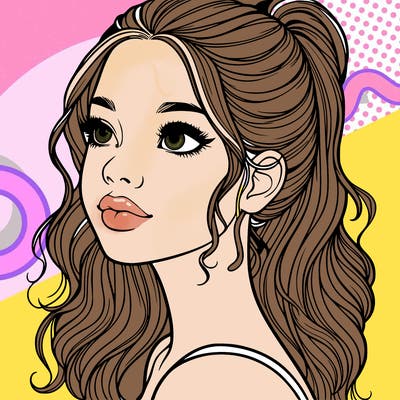 beautiful realistic girl