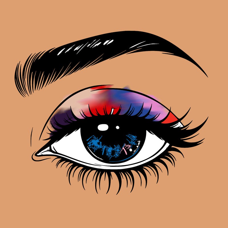 eye closed realistic