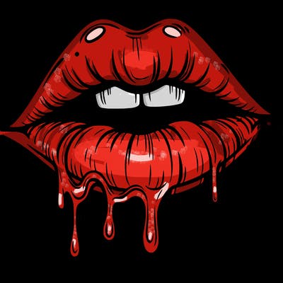 lips that look realistic and drip