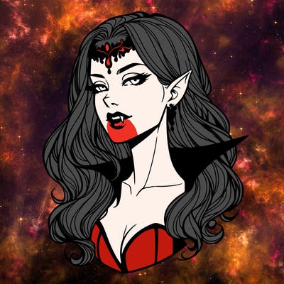 realistic vampire queen