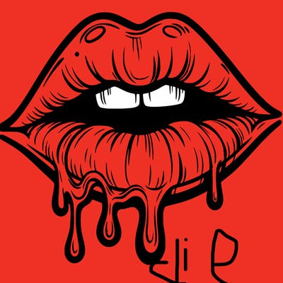 lips that look realistic and drip