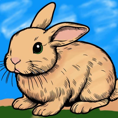 realistic bunny