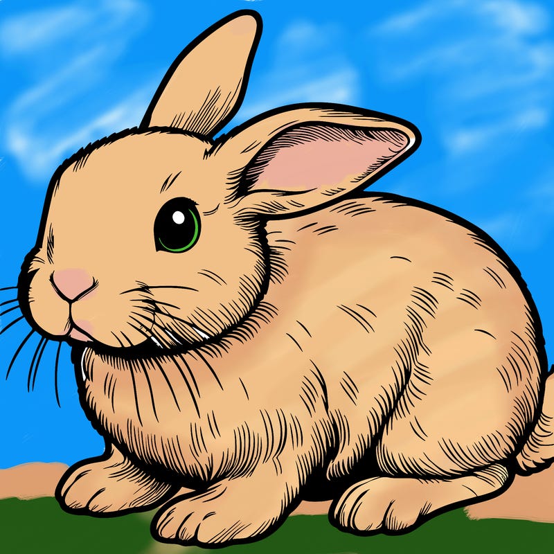 realistic bunny