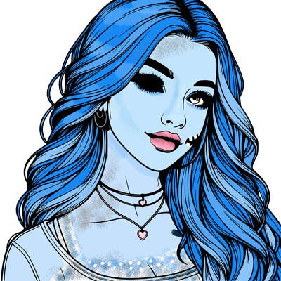 detailed realistic girl