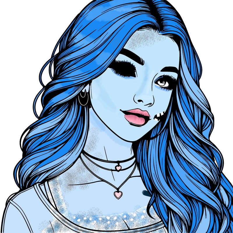 detailed realistic girl