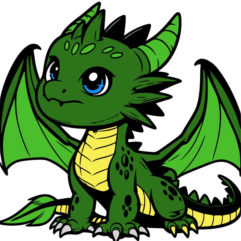 fierce baby night dragon
