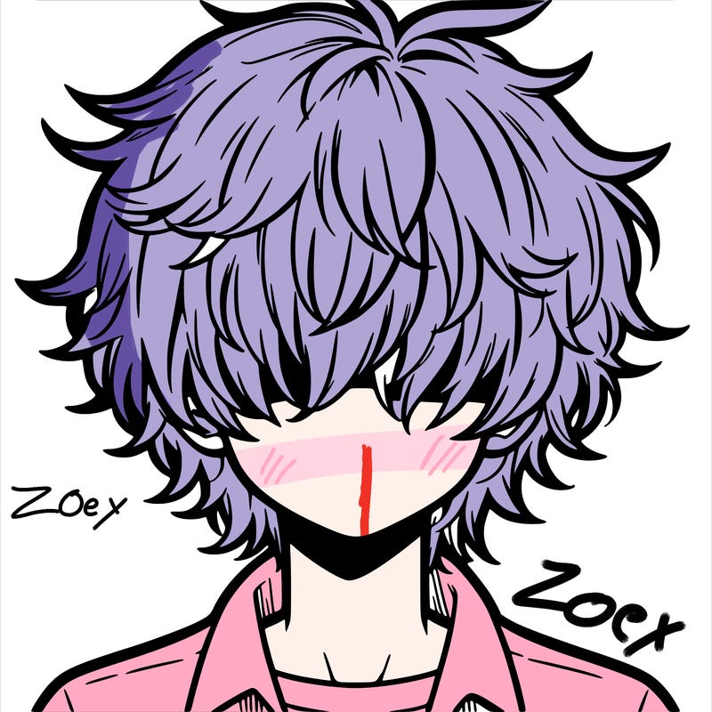 manga boy fluffy hair covering his eyes