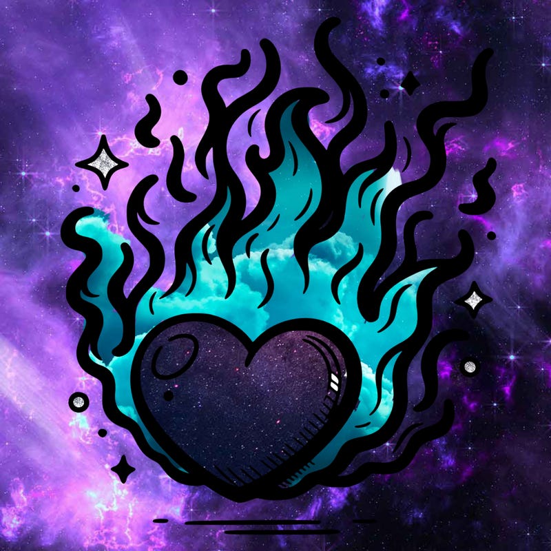 flaming heart