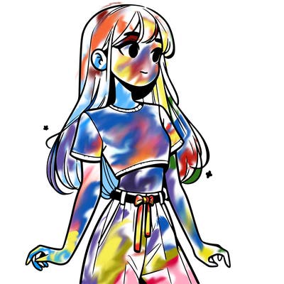 girl in a cute crop top