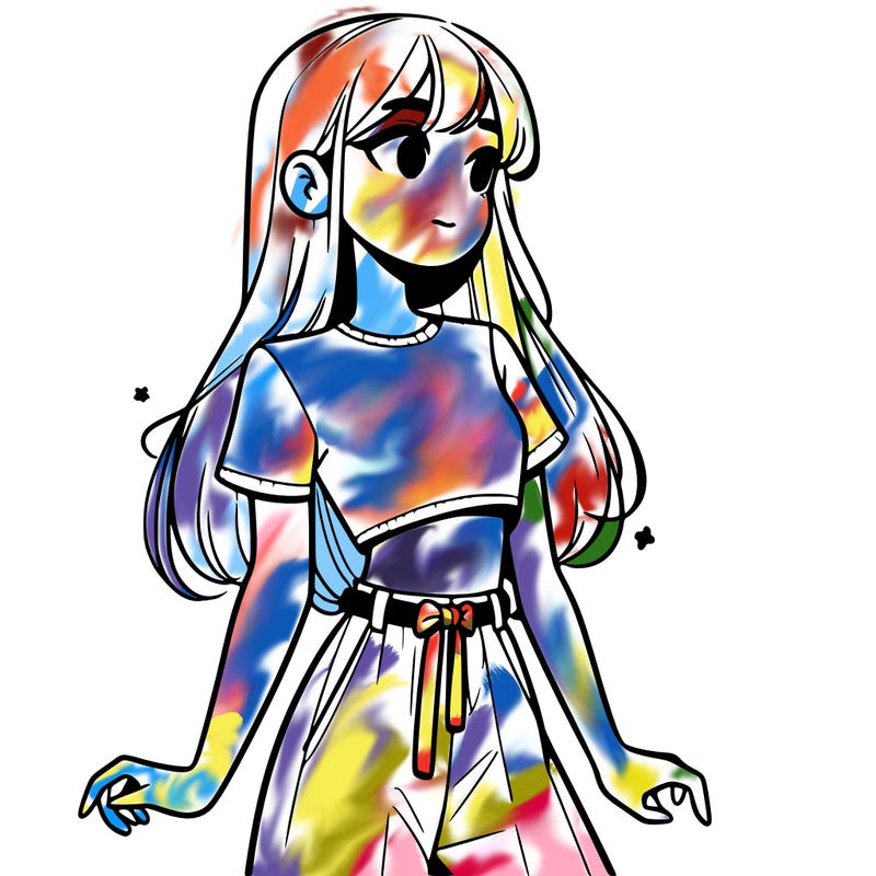 girl in a cute crop top