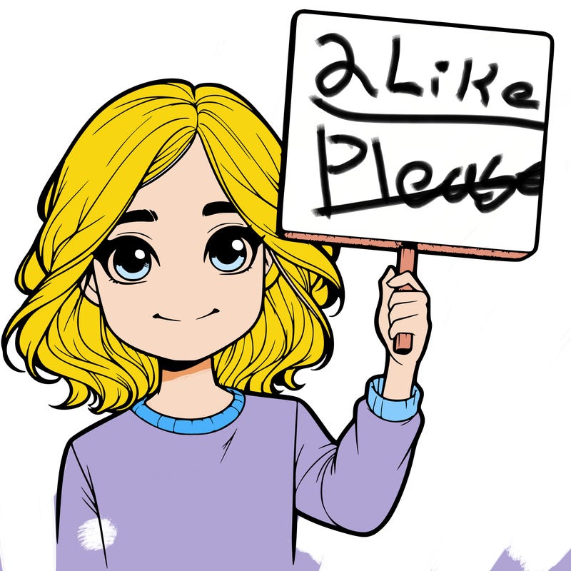 realistic girl holding up a sign