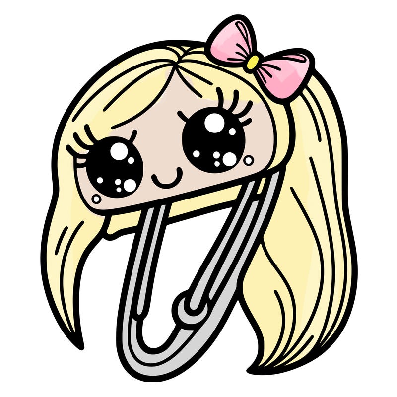 hairclip with cute eyes