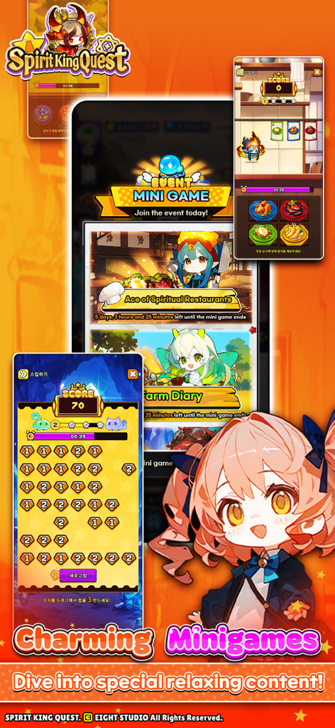 Spirit King Quest - Spirit King Quest charming minigames and relaxing content