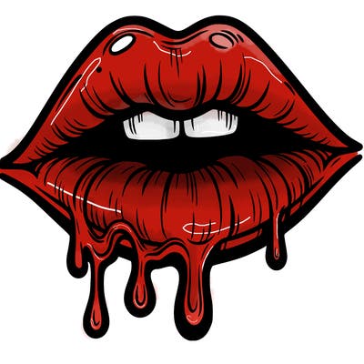 lips that look realistic and drip
