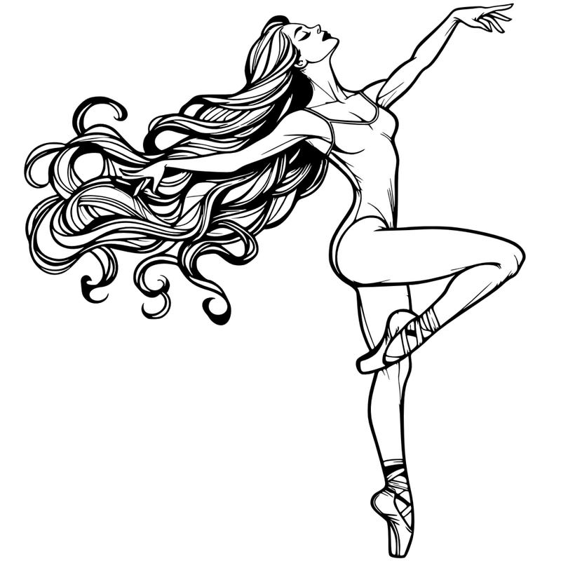 realistic woman dancer