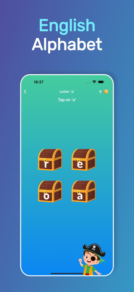 Lingo Speak: Learn English ABC - Juego temático de piratas educativo para aprender el alfabeto inglés