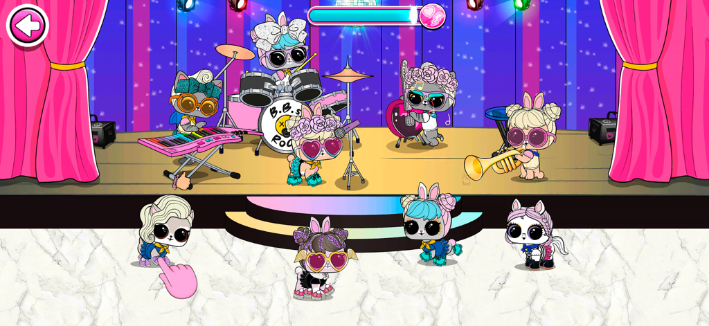 L.O.L. Surprise! Pet Center - L.O.L. Surprise pets playing instruments and dancing on a concert stage