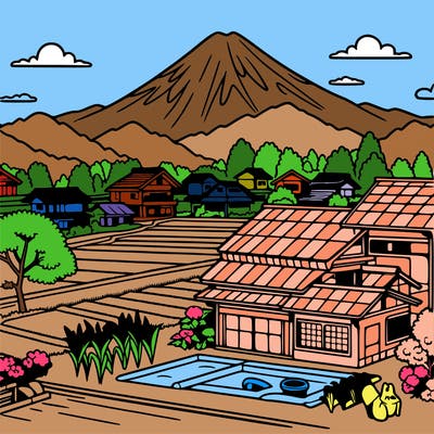 japan countryside landscape