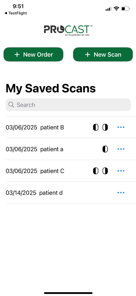 OHI ProCAST - Scanner - Medical App | MWM