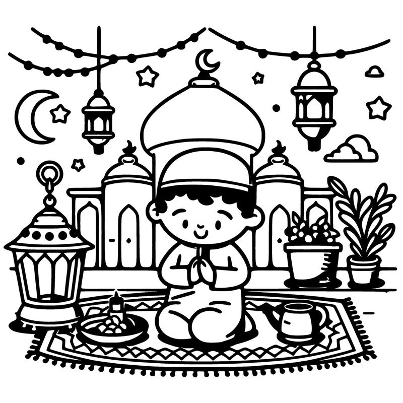 ramadan mubarak for kids