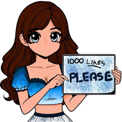 realistic pretty girl holding blank sign