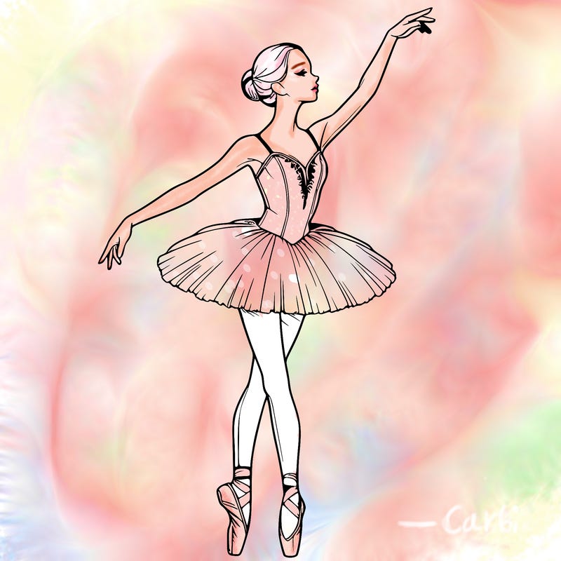 realistic ballerina