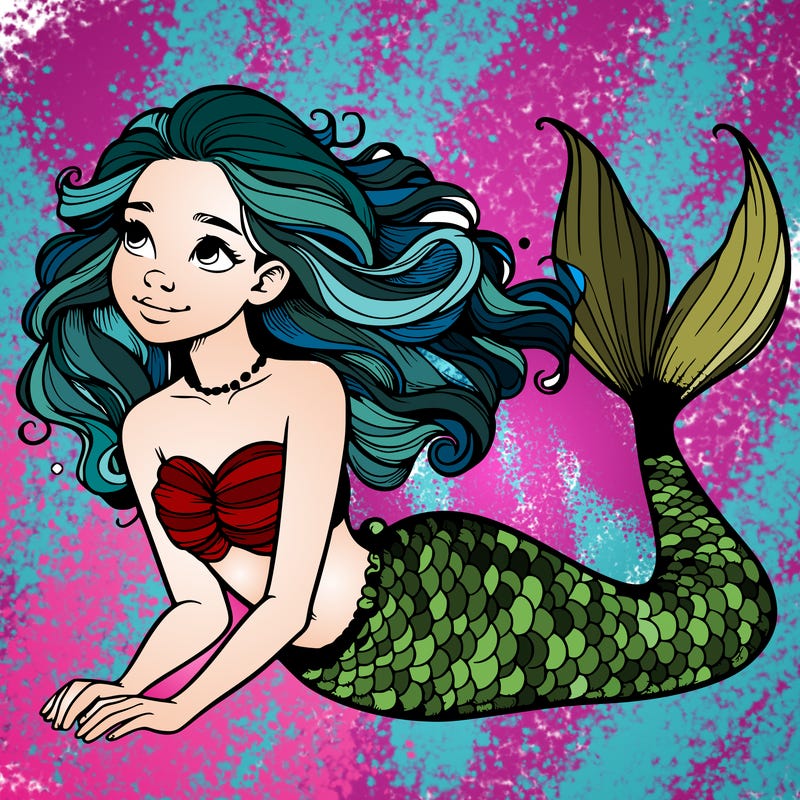 a realistic mermaid