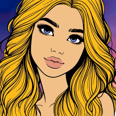 beautiful realistic girl