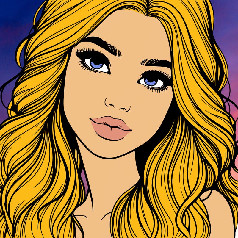 beautiful realistic girl