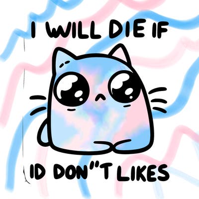 a cat that will die if we don’t get 10 likes