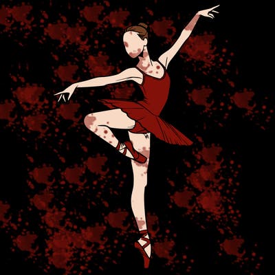 realistic person doing ballet