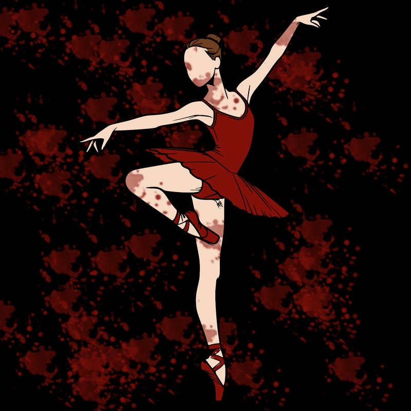 realistic person doing ballet