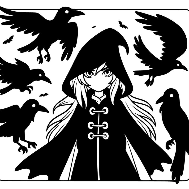 itachi with crows