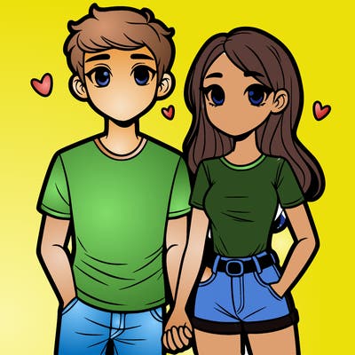 boyfriend and girlfriend