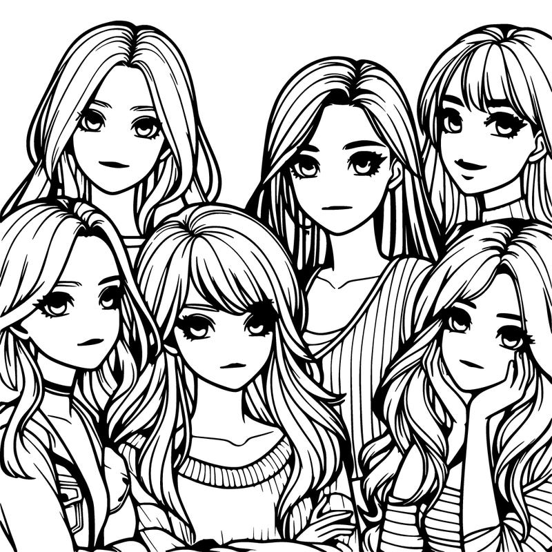 a realistic group of girls