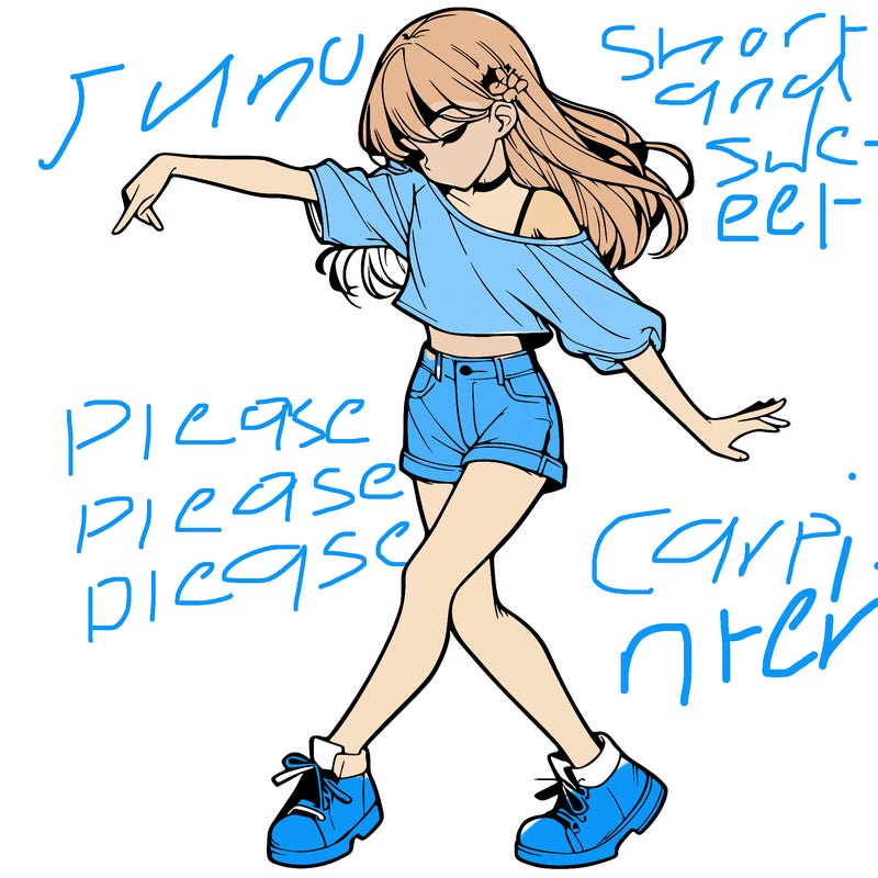 realistic girl danceing