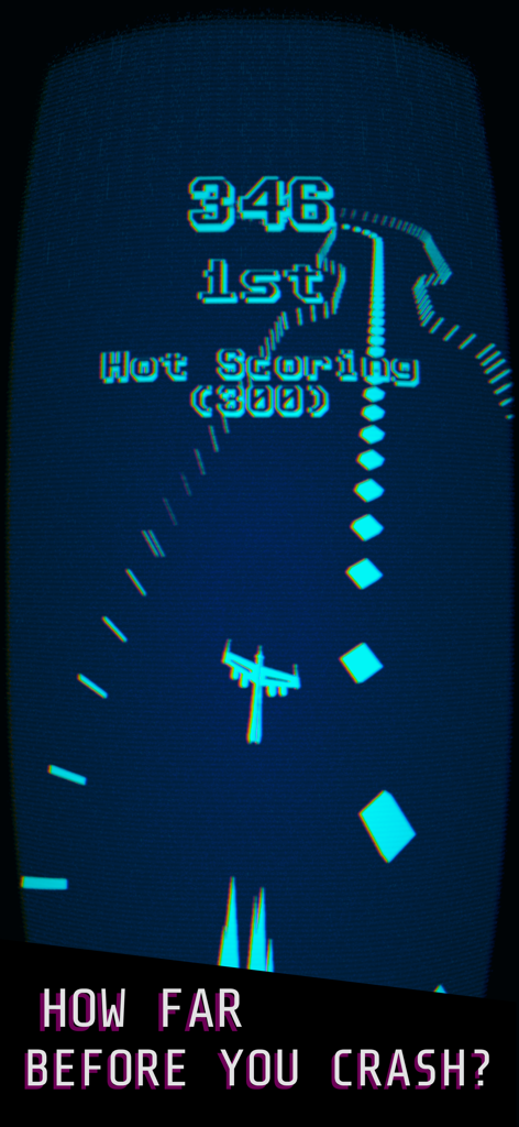 Star Jolt: Retro Space Arcade - Star Jolt retro arcade gameplay screen showing a blue ship and score