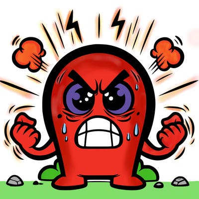 cartoon anger
