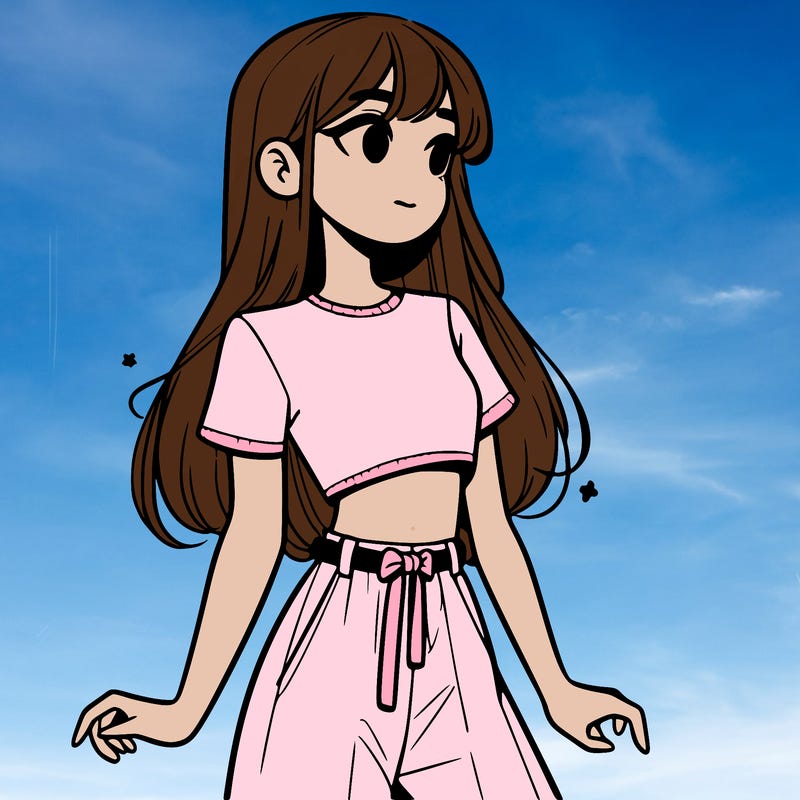 girl in a cute crop top