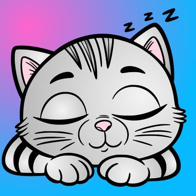 sleepy cat