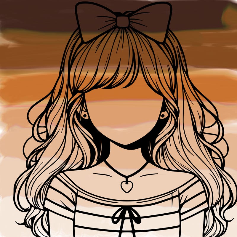 realistic girl no face