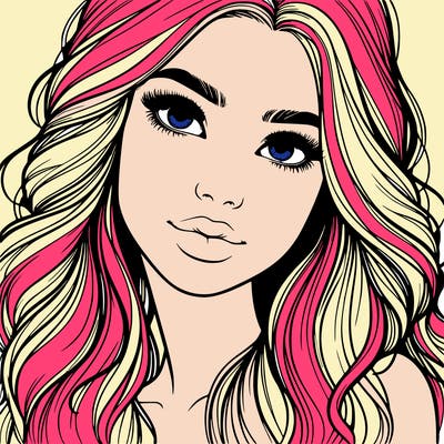 beautiful realistic girl