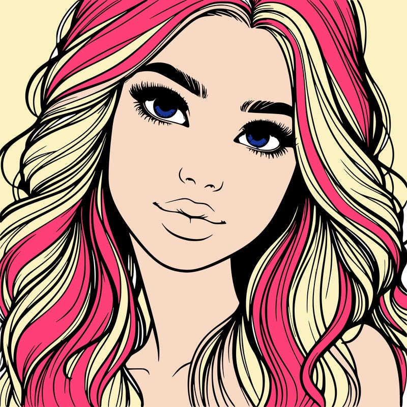 beautiful realistic girl