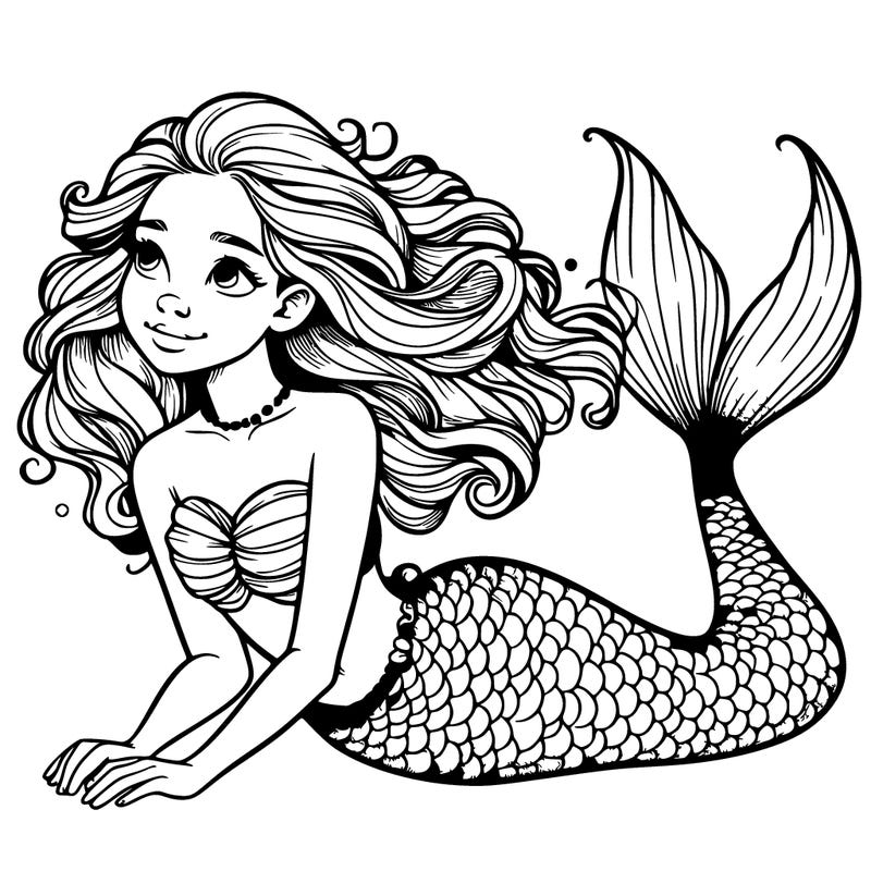 a realistic mermaid