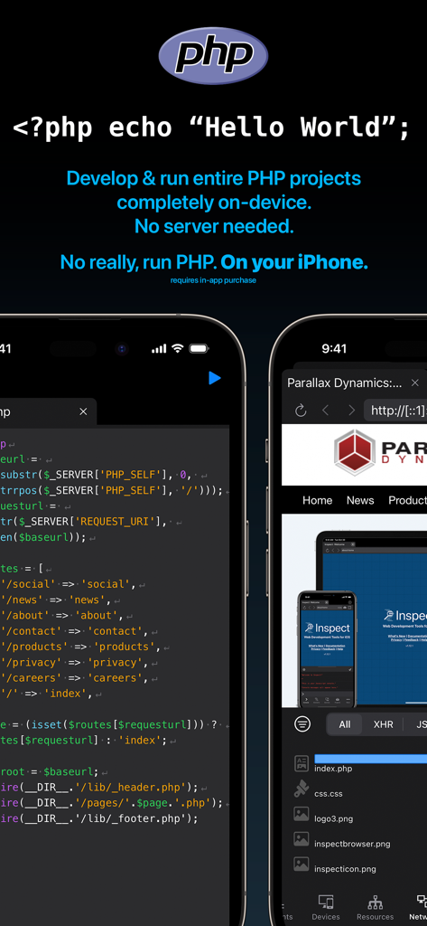 WebForge IDE | Desarrollo Web Full-Stack en iPad y iPhone