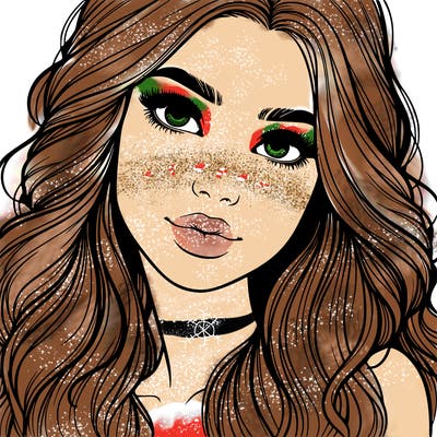 beautiful realistic girl