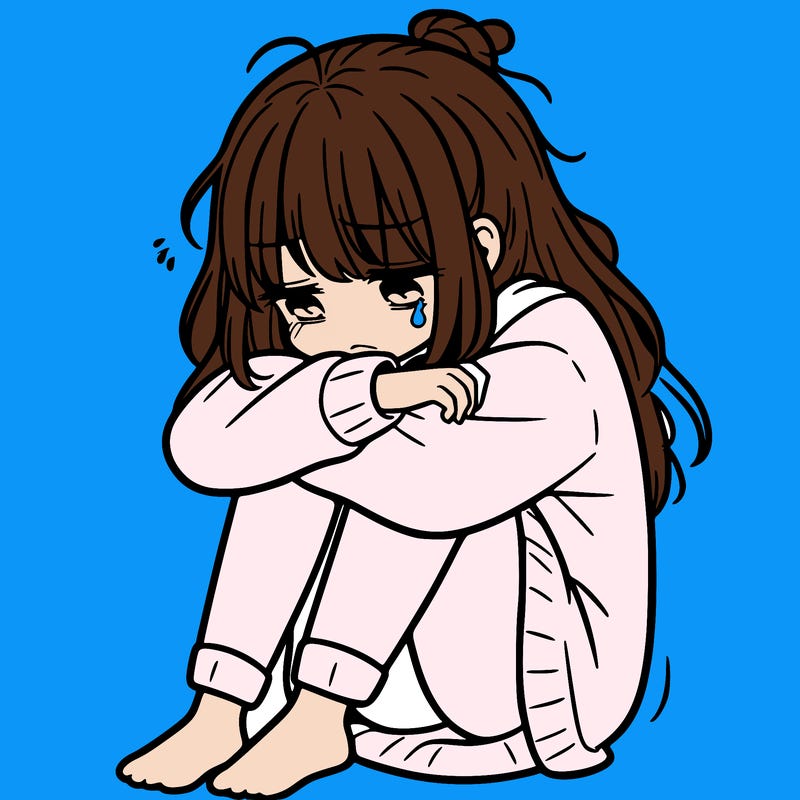 depressed girl